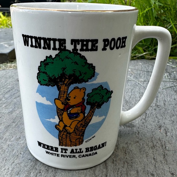 WINNIE THE POOH COFFEE MUG- WHITE RIVER, CANADA- WHERE IT ALL BEGAN! - Picture 10 of 10